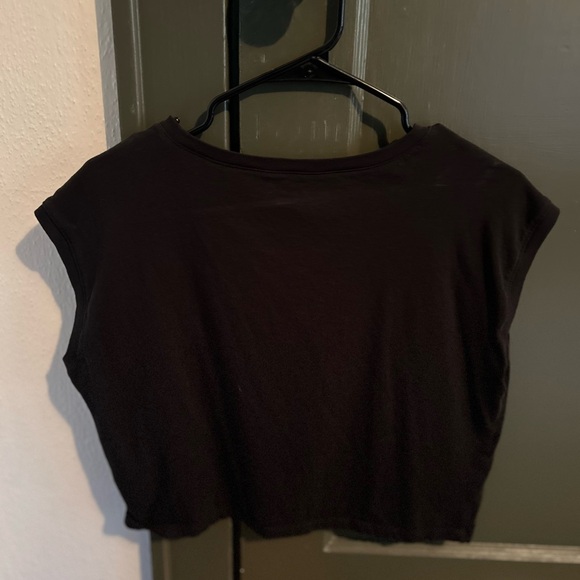 Madewell Crewneck Cropped Muscle Tank - Picture 3 of 3
